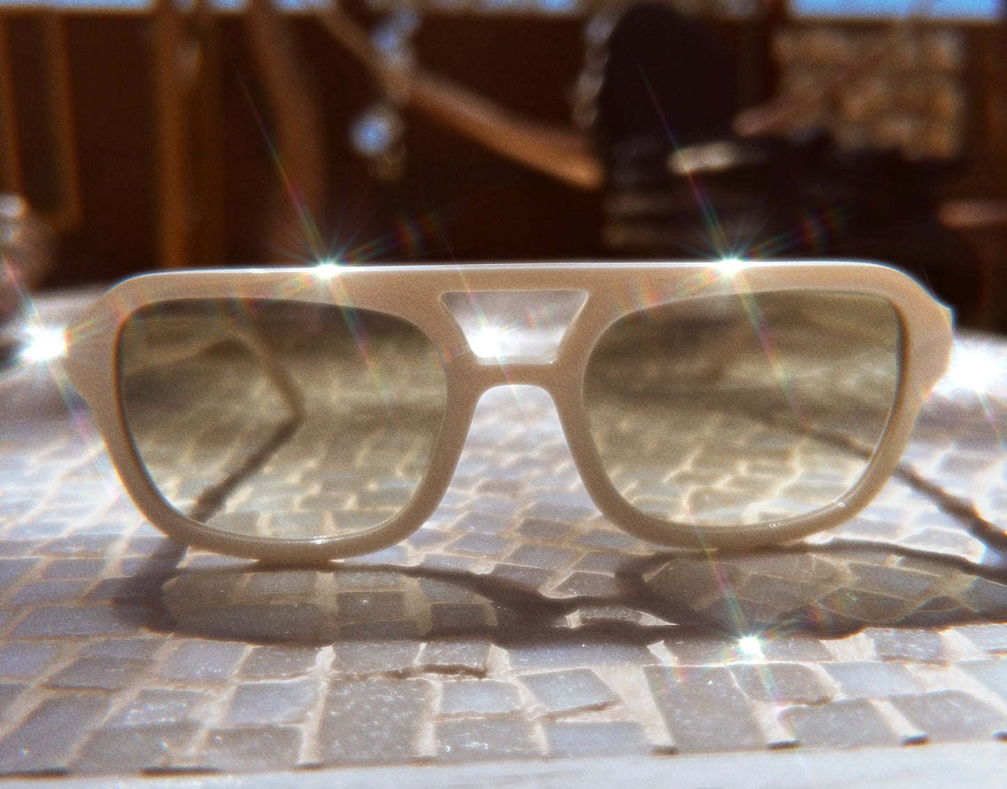 Malibu Suns® Acetate ‘Promenades’, bright lights to Summer nights, all day UV protection Suns.