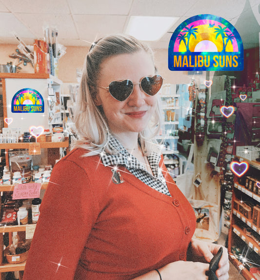 SOLD OUT. LOVE Heart Festival SUNS by Malibu Suns®! Let the LOVE shine through!