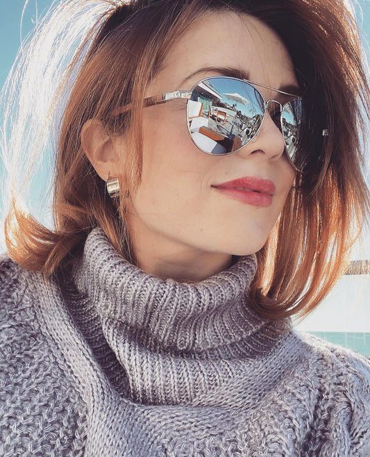 Malibu Suns® Sandalwood Aviators