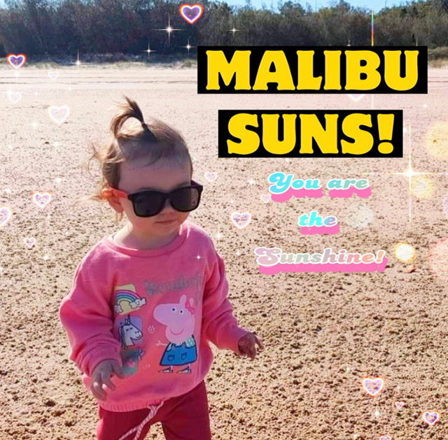 Malibu Suns® Kids Heart Sunglasses & Waterproof Zip Case
